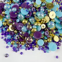 Resin Rhinestone Solid Color Beads main image 3