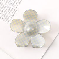 Women's Simple Style Classic Style Flower Arylic Handmade Hair Claws sku image 1