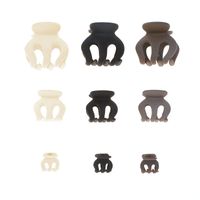 Women's Simple Style Classic Style Solid Color Plastic Resin Handmade Hair Claws main image 3