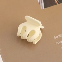 Women's Simple Style Classic Style Solid Color Plastic Resin Handmade Hair Claws sku image 1