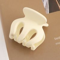 Women's Simple Style Classic Style Solid Color Plastic Resin Handmade Hair Claws sku image 4