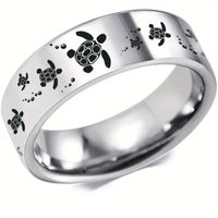 Simple Style Star 304 Stainless Steel Women's Rings sku image 1