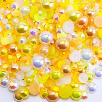 Simple Style Solid Color Resin Rhinestone Nail Decoration Accessories 1200 Pieces Per Pack main image 11