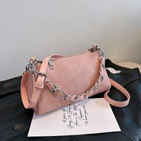 Women's Classic Style Streetwear Solid Color Pu Leather Shopping Bags main image 6