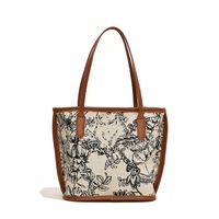 Femmes Moyen Chiffon Fleur Style Classique Fil À Coudre Fermeture Éclair Sac D'Épaule sku image 2