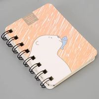 Cute Expression Coil Portable Pocket Stationery Cartoon Notebook 1 Piece sku image 11