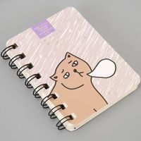 Cute Expression Coil Portable Pocket Stationery Cartoon Notebook 1 Piece sku image 10