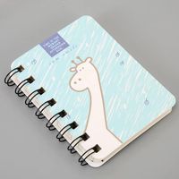 Cute Expression Coil Portable Pocket Stationery Cartoon Notebook 1 Piece sku image 12