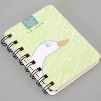 Cute Expression Coil Portable Pocket Stationery Cartoon Notebook 1 Piece sku image 9