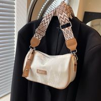 Women's Medium Pu Leather Solid Color Basic Classic Style Zipper Crossbody Bag main image 9