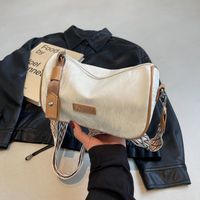 Women's Medium Pu Leather Solid Color Basic Classic Style Zipper Crossbody Bag main image 10