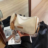 Women's Medium Pu Leather Solid Color Basic Classic Style Zipper Crossbody Bag main image 6