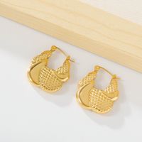 1 Pair Simple Style Classic Style Bag Plating 304 Stainless Steel 18K Gold Plated Earrings main image 2