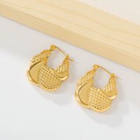 1 Par Estilo Simple Estilo Clásico Bolsa Enchapado Acero Inoxidable 304 Chapados en oro de 18k Aretes sku image 2