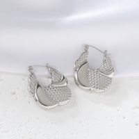 1 Pair Simple Style Classic Style Bag Plating 304 Stainless Steel 18K Gold Plated Earrings main image 4