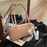 Women's Vintage Style Classic Style Solid Color Pu Leather Shopping Bags main image 9