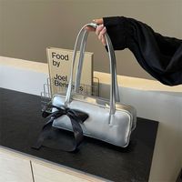 Women's Vintage Style Classic Style Solid Color Pu Leather Shopping Bags main image 7