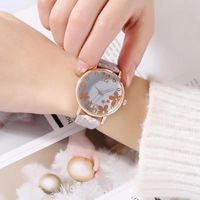 Fairy Style Elegant Flower Petal Needle Quartz Women's Watches main image 2