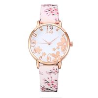 Fairy Style Elegant Flower Petal Needle Quartz Women's Watches main image 4