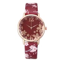 Style De Fée Élégant Fleur Pétale Aiguille Quartz Femmes De Montres main image 7