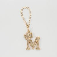 Simple Style Classic Style Commute Letter Alloy Plating Inlay Rhinestones Bag Pendant Keychain sku image 7