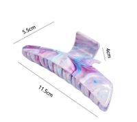Women's Simple Style Classic Style Color Block Plastic Resin Hair Claws main image 2