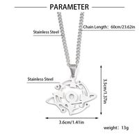 201 Stainless Steel Hip-Hop Modern Style Cool Style Universe Pendant Necklace main image 2