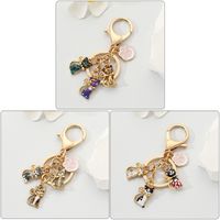 Simple Style Color Block Alloy Keychain main image 1