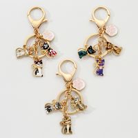 Simple Style Color Block Alloy Keychain main image 5