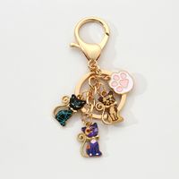 Simple Style Color Block Alloy Keychain sku image 1