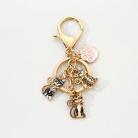 Simple Style Color Block Alloy Keychain sku image 2