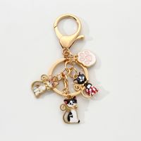Simple Style Color Block Alloy Keychain sku image 3