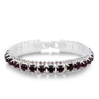 Simple Style Shiny Round Rhinestone Inlay Rhinestones Women's Bracelets sku image 5