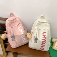 One Size Waterproof 22 Inches Letter Holiday Daily Women's Backpack main image 9