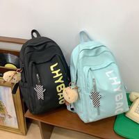 One Size Waterproof 22 Inches Letter Holiday Daily Women's Backpack main image video