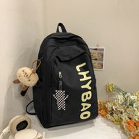 One Size Waterproof 22 Inches Letter Holiday Daily Women's Backpack sku image 6
