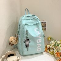 One Size Waterproof 22 Inches Letter Holiday Daily Women's Backpack sku image 10