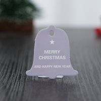 Christmas Eve Creative Cute Hangtag Gift Box Accessories Paper Card 100 Pieces Set sku image 8
