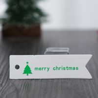 Christmas Eve Creative Cute Hangtag Gift Box Accessories Paper Card 100 Pieces Set sku image 10