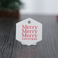 Christmas Eve Creative Cute Hangtag Gift Box Accessories Paper Card 100 Pieces Set sku image 5