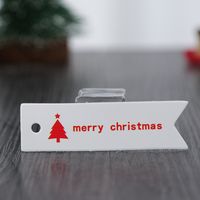 Christmas Eve Creative Cute Hangtag Gift Box Accessories Paper Card 100 Pieces Set sku image 11