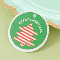 Christmas Eve Creative Cute Hangtag Gift Box Accessories Paper Card 100 Pieces Set sku image 14