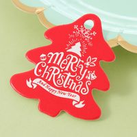 Christmas Eve Creative Cute Hangtag Gift Box Accessories Paper Card 100 Pieces Set sku image 15