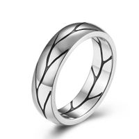 Simple Style Flame 304 Stainless Steel 18K Gold Plated Unisex Rings sku image 1