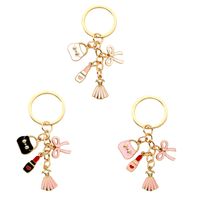 Simple Style Bow Knot Alloy Keychain main image 3