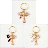 Simple Style Bow Knot Alloy Keychain main image 4