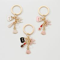 Simple Style Bow Knot Alloy Keychain main image 1
