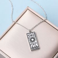 Wholesale Jewelry Casual Pastoral Landscape Alloy Gold Plated Plating Pendant Necklace sku image 1