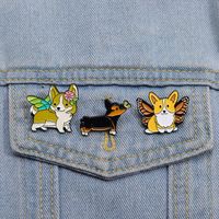 Cartoon Style Cute Cowboy Style Dog Alloy Stamping Stoving Varnish Plating Unisex Brooches main image 6