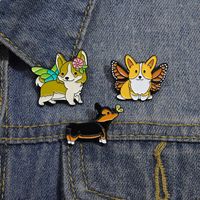 Cartoon Style Cute Cowboy Style Dog Alloy Stamping Stoving Varnish Plating Unisex Brooches main image 7